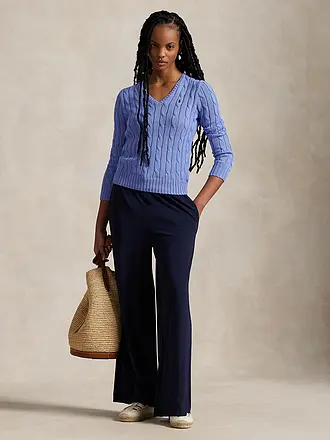 POLO RALPH LAUREN | Pullover Slim Fit KIMBERLY | hellblau